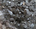 galenite mineral texture Royalty Free Stock Photo