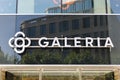 Galeria logo on a retail store brand shop in Frankfurt, Germany