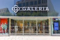 Galeria retail store brand shop with logo in Frankfurt, Germany