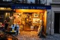 Galerie La vigne on Montmarte Royalty Free Stock Photo