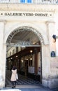 The Galerie Vero Dodat near Palais-Royal, Paris, France. Royalty Free Stock Photo