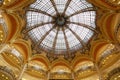 Galeries Lafayette dome, interior in Paris Royalty Free Stock Photo