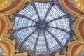 Galeries Lafayette interior in Paris Royalty Free Stock Photo