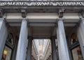 Galeries Royales St Hubert. Ornate nineteenth century shopping arcades in the centre of Brussels, Belgium. Royalty Free Stock Photo