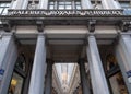 Galeries Royales St Hubert. Ornate nineteenth century shopping arcades in the centre of Brussels, Belgium. Royalty Free Stock Photo