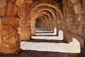 Galery at Aspendos in Antalya, Turkey Royalty Free Stock Photo