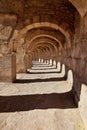 Galery at Aspendos in Antalya, Turkey Royalty Free Stock Photo