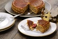 galette des rois, French king cake Royalty Free Stock Photo