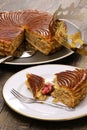 galette des rois, French king cake Royalty Free Stock Photo