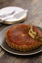 galette des rois, French king cake Royalty Free Stock Photo