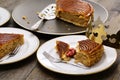galette des rois, French king cake Royalty Free Stock Photo