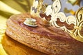 Galette des rois, french kingcake Royalty Free Stock Photo