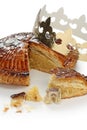 Galette des rois , king cake Royalty Free Stock Photo