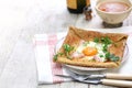 Galette sarrasin, buckwheat crepe