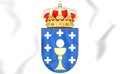 Galicia coat of arms, Spain.