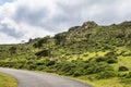 Galician panorama along the road to San Andres de Teixido, A Coruna Province, Galicia, Spain