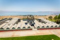 The statues of Jesus and Twelve Apostles, Domus Galilaeae in Israel Royalty Free Stock Photo