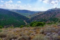 Galilee landscape and the Hilazon valley, in Karmie