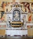 Galileo Galileis Tomb at Basilica of Santa Croce. Royalty Free Stock Photo