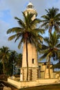 Galle Lighthouse in fort Galle, Sri Lanka Royalty Free Stock Photo