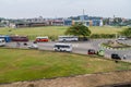 GALLE, SRI LANKA - JULY 12, 2016: View of Galle International Cricket Stadiu