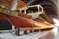 Galleon in the Maritime Museum in Barcelona Royalty Free Stock Photo