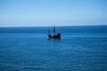 Galleon off Camara de Lobos a fishing village near the city of Funchal and has some of the highest cliffs in the world