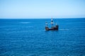 Galleon off Camara de Lobos a fishing village near the city of Funchal and has some of the highest cliffs in the world