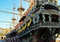 Galleon resting after so many battles Royalty Free Stock Photo