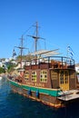 Galleon ship in Bali harbour, Crete.