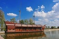 Galleon ship-restaurant in Mezhyhirya - former residence of ex-president Yanukovich