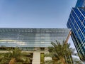 Galleria Boutique mall from the outside in Al Maryah island of Abu Dhabi city, shopping mall for elite brands and cafes - Image Royalty Free Stock Photo