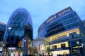 Galleria Eurovea shopping centre in the evening, Bratislava, Slovakia Royalty Free Stock Photo