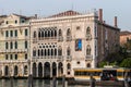 The Galleria Giorgio Franchetti Ca` d`Oro or Palazzo Santa Sofia Royalty Free Stock Photo