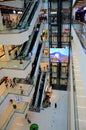 Galleria Tbilisi shopping mall Freedom Square escalators and levels Tbilisi Georgia Royalty Free Stock Photo