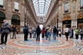 Galleria Vittorio Emanuele II Royalty Free Stock Photo