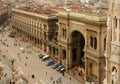 The Galleria Vittorio Emanuele II Royalty Free Stock Photo