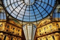 Galleria Vittorio Emanuele II Royalty Free Stock Photo