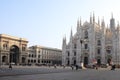 Galleria Vittorio Emanuele II arcade and Duomo, Milano