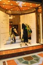 Galleria Vittorio Emanuele II luxury clothing shop window Milan Royalty Free Stock Photo