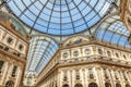 Galleria Vittorio Emanuele II in Milan Royalty Free Stock Photo