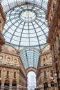 Galleria Vittorio Emanuele II in Milan Royalty Free Stock Photo