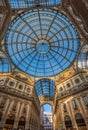 Galleria Vittorio Emanuele II shopping arcade, Milan, Italy Royalty Free Stock Photo