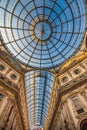 Galleria Vittorio Emanuele II shopping arcade, Milan, Italy Royalty Free Stock Photo