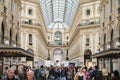 Galleria Vittorio Emanuele Royalty Free Stock Photo