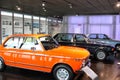 Gallery of antique classics exhibition in BMW Museum Munich, Germany, September 2013. Royalty Free Stock Photo