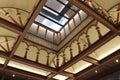 gallery and arcade in an historic hall (wa museum boola bardip) in perth (australia)