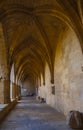 Courtyard of Cathedral of Saint Nazaire, Beziers Royalty Free Stock Photo