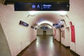 Gallery of the downtown subway station wheezing, Lisbon