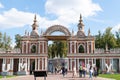 Gallery Fence Gate. Tsaritsyno museum-reserve.